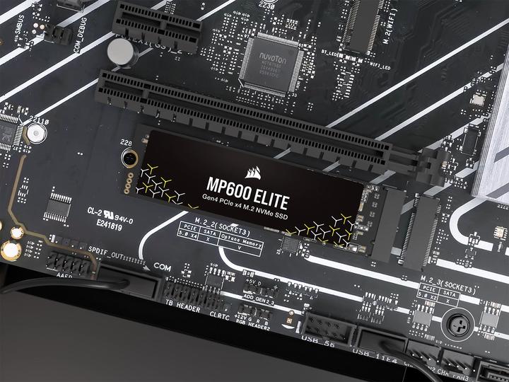 Actual product image Corsair MP600 ELITE 4TB NVMe PCIe M.2 SSD (no heatsink) (4000 GB, M.2 2280)