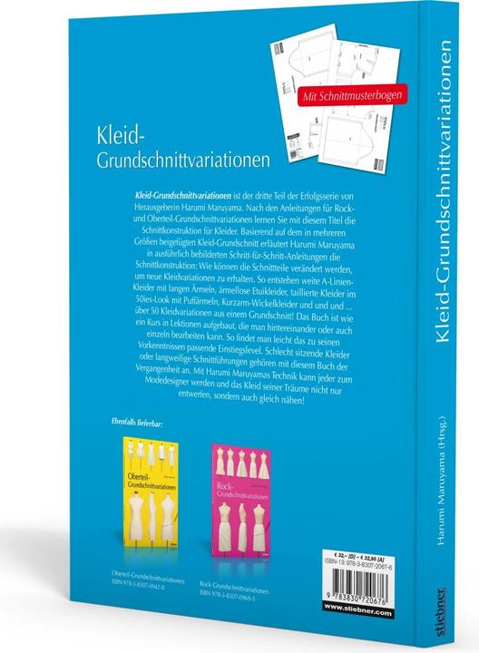Produktbild Kleid-Grundschnittvariationen (Deutsch, Harumi Maruyama, 2023)