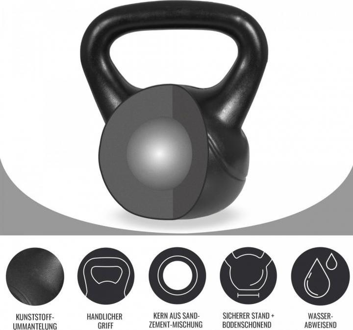 Produktbild Gorilla Sports Kettlebell Cement (1 x 14 kg)