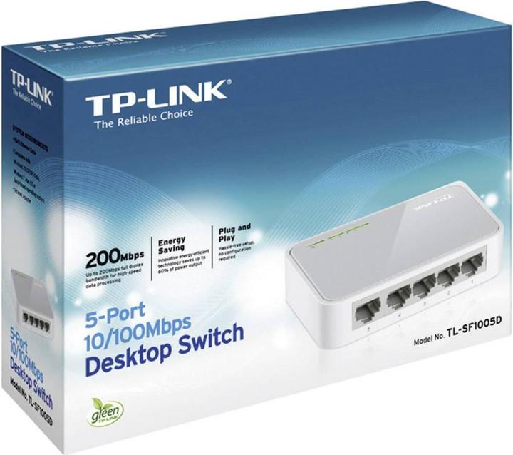 Actual product image TP-Link Tl-Sf1005d (5 Ports)