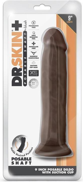Image du produit Blush Novelties Dr. Skin Plus Gode réaliste mobile à triple densité - 9,25 pouces de long