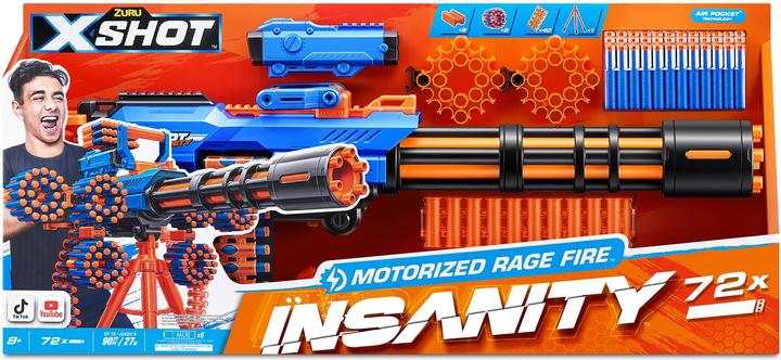 Actual product image Xshot - Insanity Blaster Rage Fire motorised