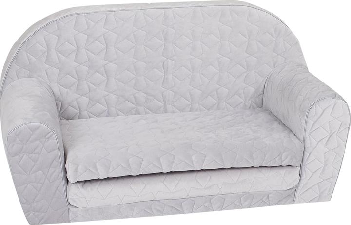Knorrtoys Kindersofa - "Cosy geo grey" (Kindersofa)