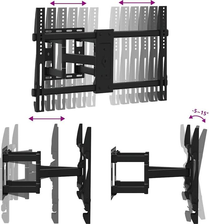 Produktbild VidaXL TV-Wandhalterung (Decke, 80", 40 kg)
