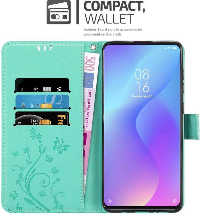 Productafbeelding Cadorabo Bloemen Boekomslag (Xiaomi Redmi K20)