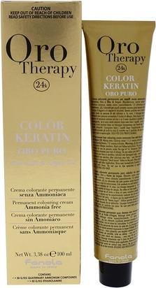 Actual product image Fanola Colour Keratin Oro Puro 9/00 Rubio Clarisimo Intenso 100ml (9.00 Light blonde intensive)