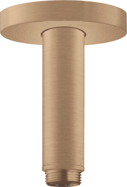 hansgrohe HG Deckenanschluss S DN 15, Länge 100mm brushed bronze