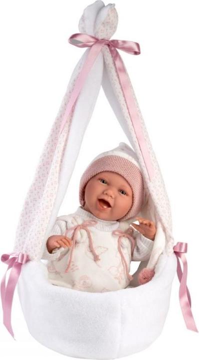 Productafbeelding Llorens Babypop met hangende wieg
