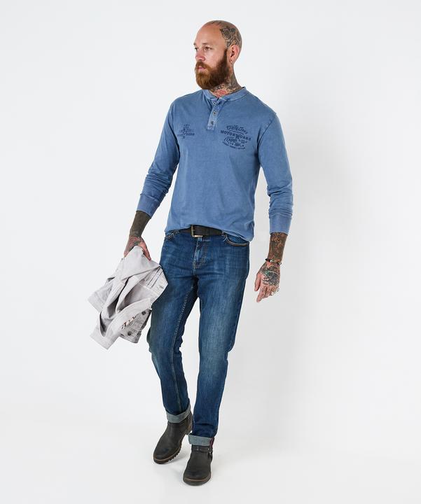 Actual product image Joe Browns Washed Graphic Print Henley (S)