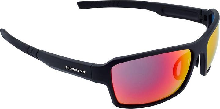 Actual product image Swiss Eye Mens Freestyle Sunglasses (Matt black, smoke BR revo, Black)