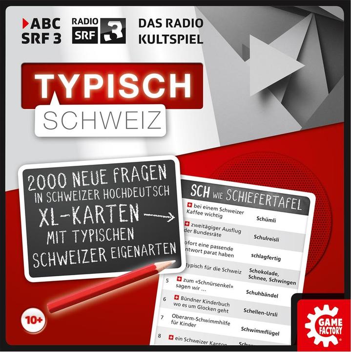 Produktbild Game Factory ABC SRF 3 Typisch Schweiz (Deutsch, Schweizerdeutsch)