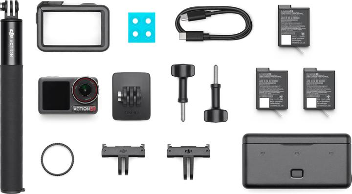 Image du produit DJI Osmo Action 5 Pro Combo Aventure (120p, WiFi, Bluetooth)