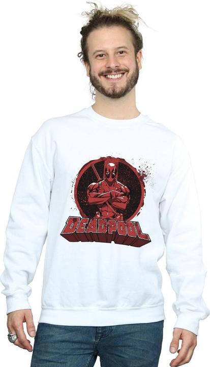 Immagine prodotto Deadpool Crossed Arms Logo Felpa Uomo (3XL)