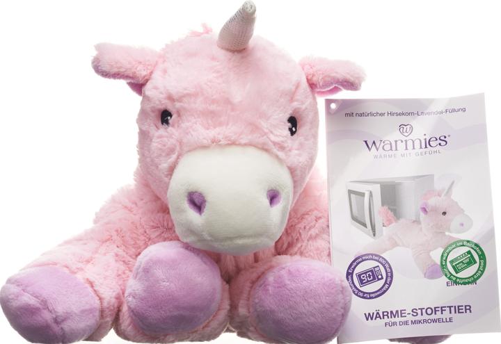 Image du produit Warmies Chaleur animal en peluche licorne rose. (32 cm)