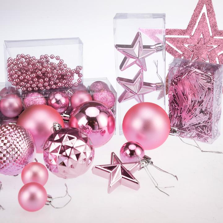 Immagine prodotto Deuba 66tlg palle dell'albero di Natale argento (66 -parte)