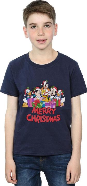 Actual product image Disney Boys Mickey Mouse And Friends Christmas T-Shirt (152, 158)