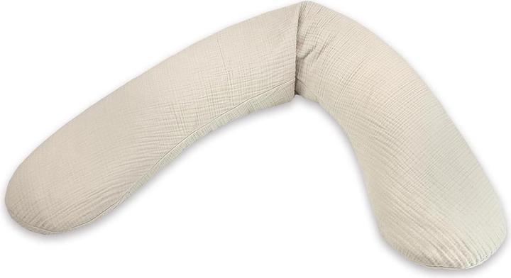 Actual product image Theraline Nursing pillow "The Original" with micro pearl filling incl. cover 190 cm (40 cm)