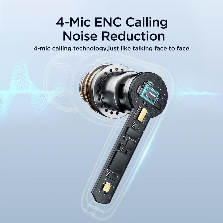 Image du produit Joyroom Écouteurs intra-auriculaires sans fil Jbuds Series JR-BB1 TWS - noir (7 h, Sans fil)