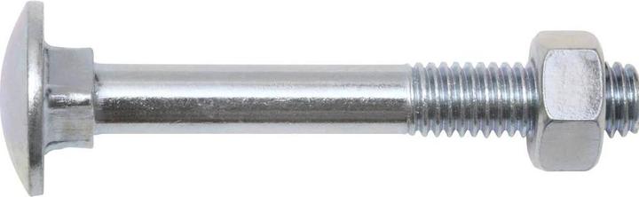 Produktbild SWG 223 10 60 67 Schlossschraube 10 mm 60 mm Vierkant DIN 603 Stahl verzinkt (25 Schrauben pro Stück)