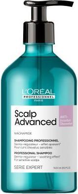 Immagine prodotto L'Oréal Paris L'OREAL PROFESSIONNEL Serie Expert Scalp Advanced Anti Discomfort szampon kojący skórę głowy 500ml (500 ml, Shampoo liquido)
