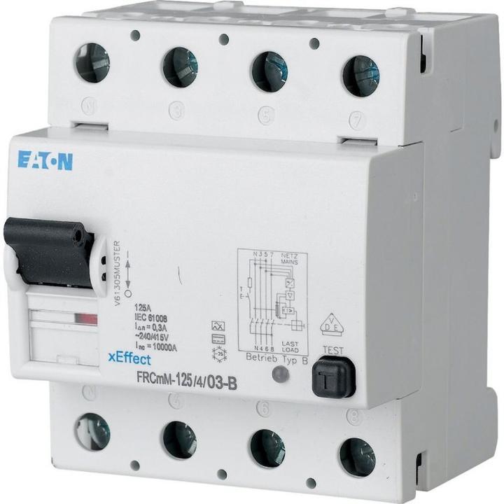 Eaton MOE FRCMM-125/4/05-B FI-Schalter, 125A, 4p, 500mA, Typ B
