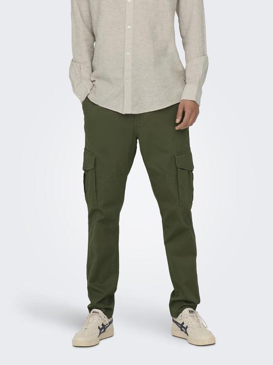 Immagine prodotto Only & Sons Pantaloni Cargo a tinta unita (30)