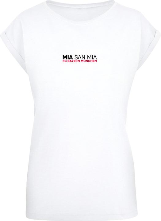FC Bayern München Ladies Logo History Extended Shoulder Tee - 115129