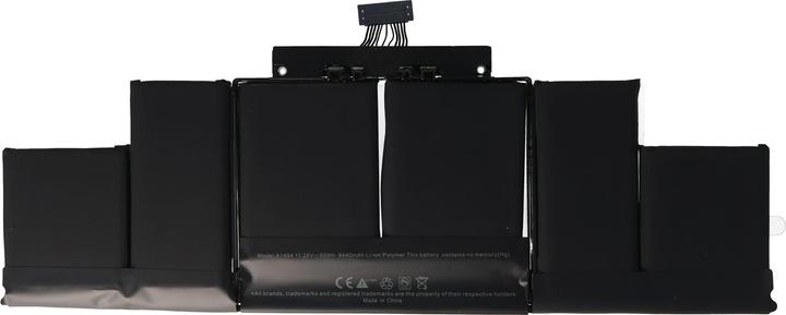 Produktbild AccuCell Akku A1398, MacBook Pro 15 (6 Zellen, 8440 mAh)