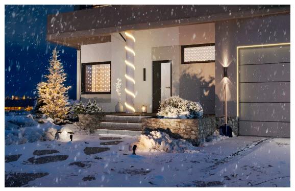 Image du produit Hama Lampe de jardin WLAN avec piquet de terre, étanche, colorée, intensité lumineuse variable (450 lm, IP65)