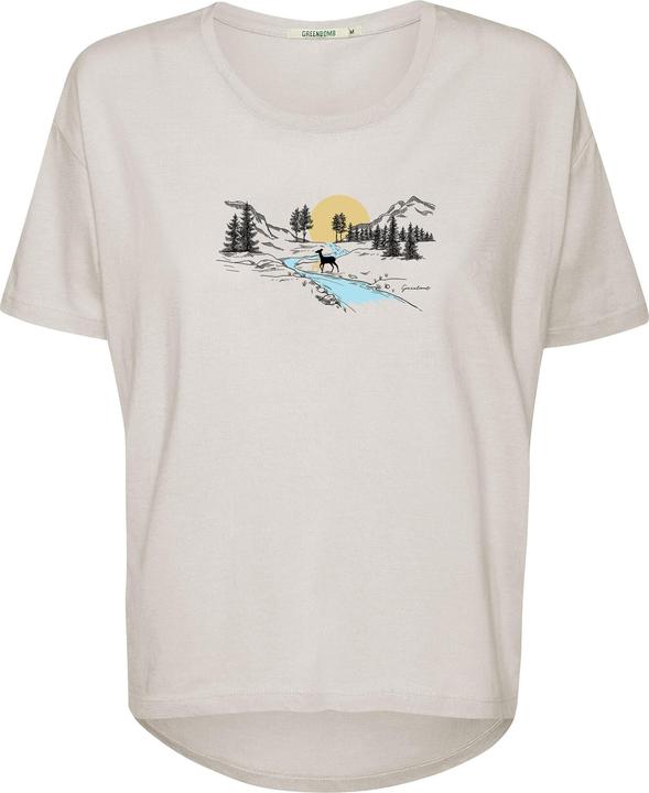 Produktbild Greenbomb Women's Nature Deer River Feel T-Shirt (XL)