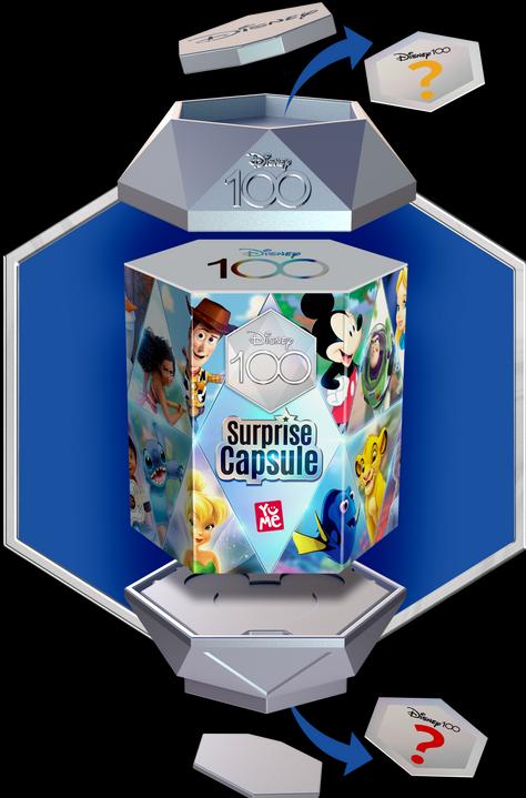 Produktbild YuMe Figur Disney 100 Suprise Capsules Series 1 assortiert