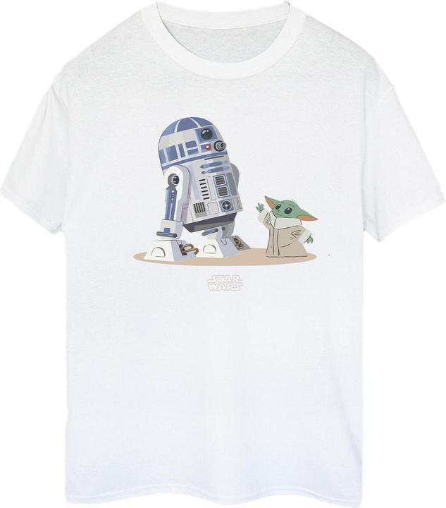 Star Wars The Mandalorian R2D2 And Grogu TShirt (S)