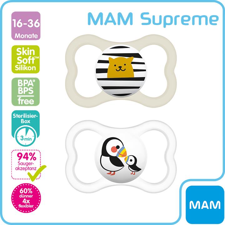 Actual product image MAM Supreme Nuggi Silicone 16-36 months (2 x, 16 - 36 M.)