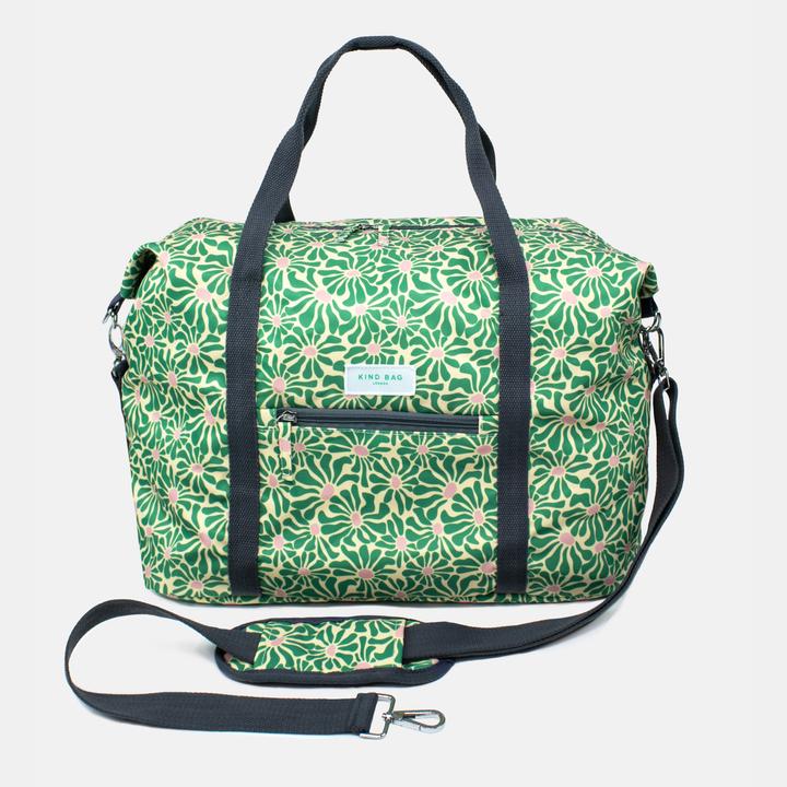 Produktbild Kind Bag Weekender Abstract Flowers - Green+Pink (560 l)