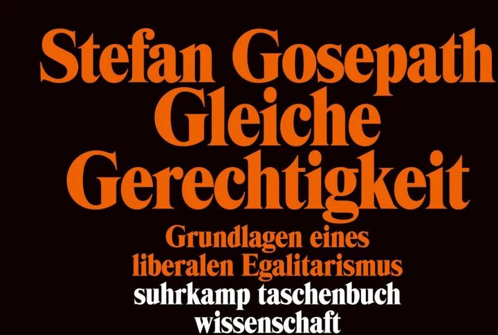 Actual product image Gleiche Gerechtigkeit (German, Stefan Gosepath, 2004)