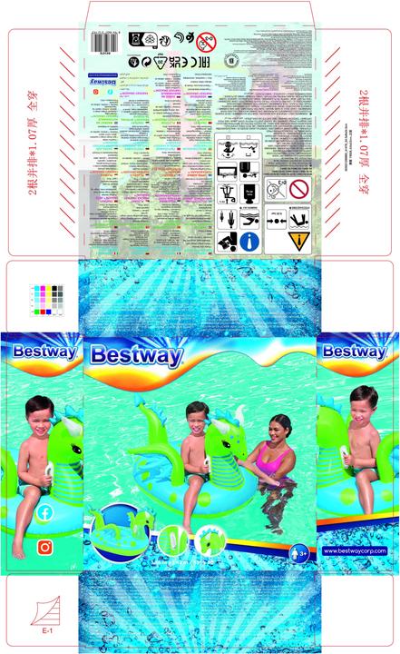 Productafbeelding Bestway Opblaasbaar figuur fantasie draak ride-on