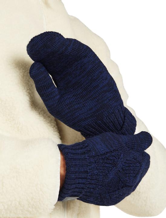 Actual product image Icebreaker Unisex Merino Mer Cable Knit Mittens