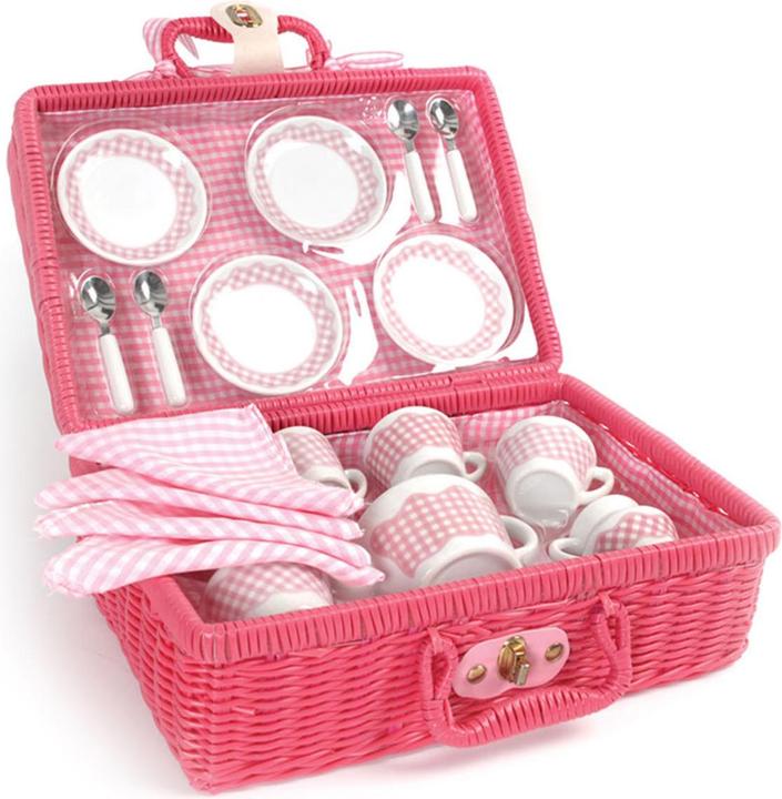 Immagine prodotto Bigjigs Set da picnic in valigetta rosa