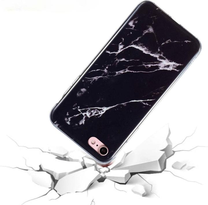 Immagine prodotto Cover-Discount iPhone SE / 8 / 7 - Custodia in gomma siliconica Marmo Nero (Apple iPhone 8, Apple iPhone 7)