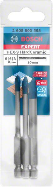 Produktbild Bosch Professional Zubehör EXPERT HEX-9 HardCeramic Bohrer Mixed Set, 6 mm, 5-tlg. (6 mm)