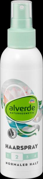 Actual product image dm alverde Hairspray Organic Lotus Flower, Organic Purple Rice