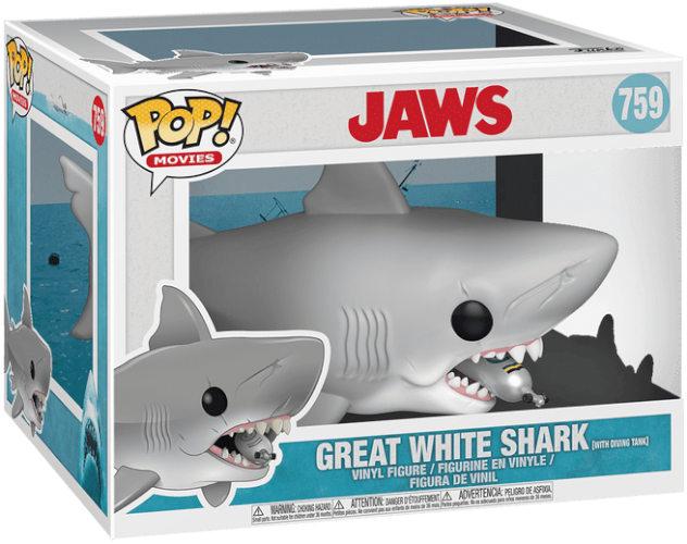 Immagine prodotto Funko POP! - Der weisse Hai: Jaws With Diving Tank - Weisser Hai