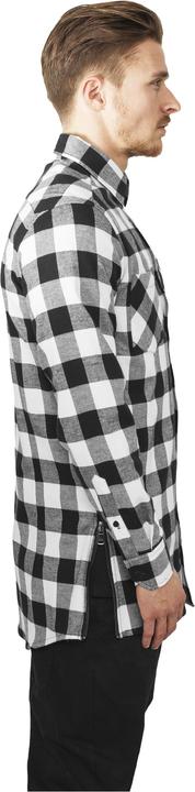 Actual product image Urban Classics Side-Zip Long Checked Flanell Shirt (S)