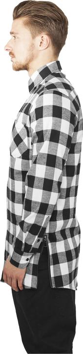 Actual product image Urban Classics Side-Zip Long Checked Flanell Shirt (S)