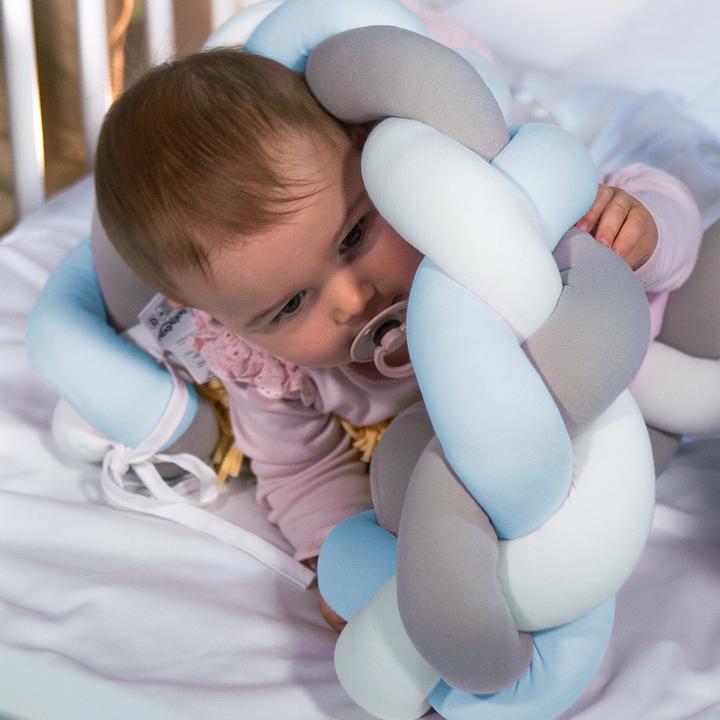Image du produit Tobi Serpent à nid tressé grand blanc/beige/aqua