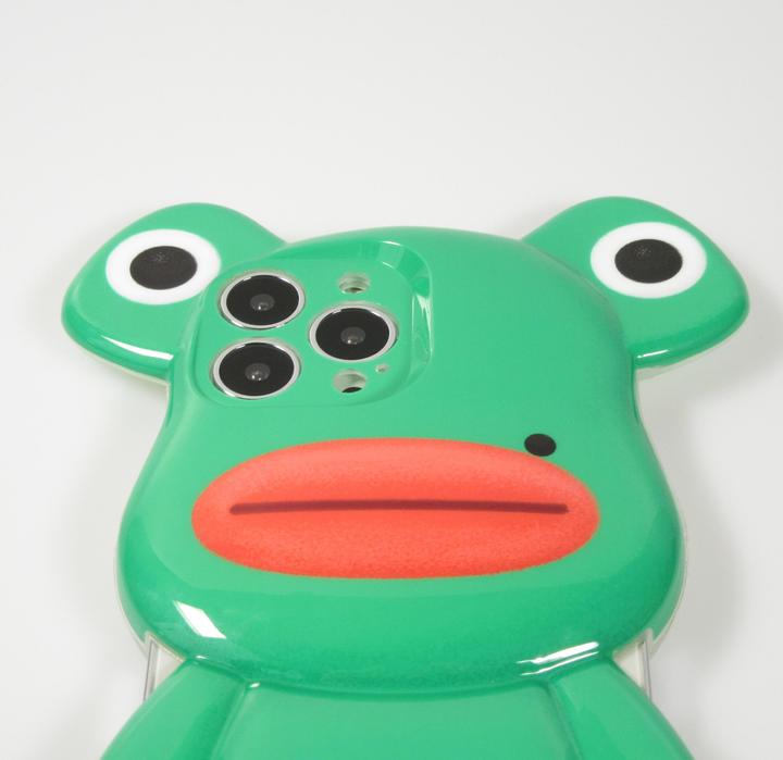 Produktbild PhoneLook Hülle Lustiger 3D Frosch mit Leberfleck (Apple iPhone 13 Pro Max)