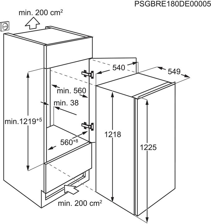 Valori nutrizionali e ingredienti AEG AIK2104R (188 l)