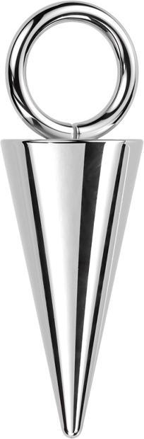 Actual product image Star Piercing Pendant silver Cone (without brass, Titanium G23)