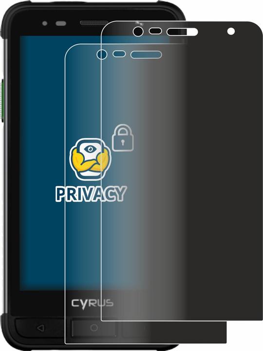 Productafbeelding BROTECT Anti-spionnetje privacyfolie Beschermfolie tegen blauw licht (2 Stuk, Cyrus CS 45 XA)