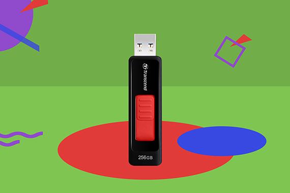 Image du produit Transcend Clé USB 256GB JetFlash USB3.1,Pen Drive,Capless,black (256 Go, USB 3.2)